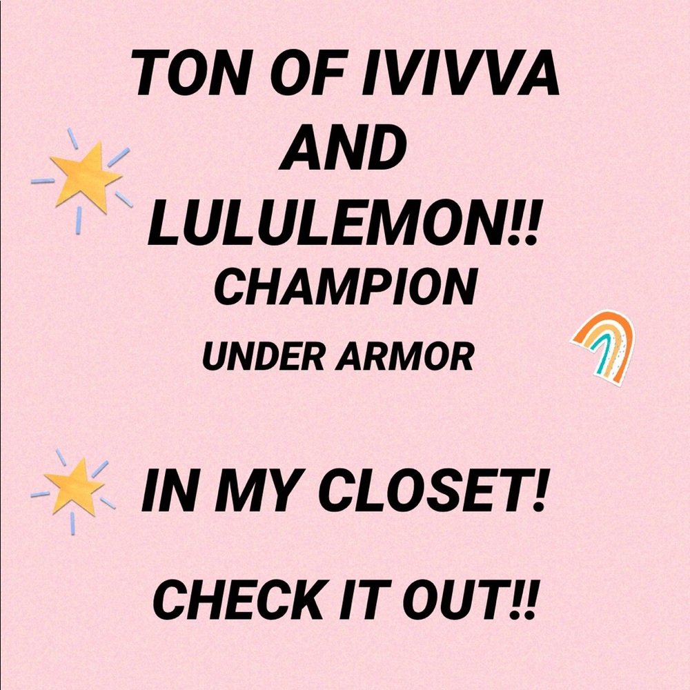 TON OF NAME BRAND STUFF IN MY CLOSET
